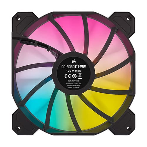 Corsair iCUE SP140 RGB Elite Cabinet Fan With Lighting Node Core (Dual Pack)